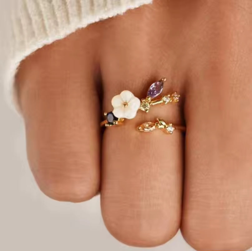 Bague Force en Fleur | Ensemble contre le Diabète