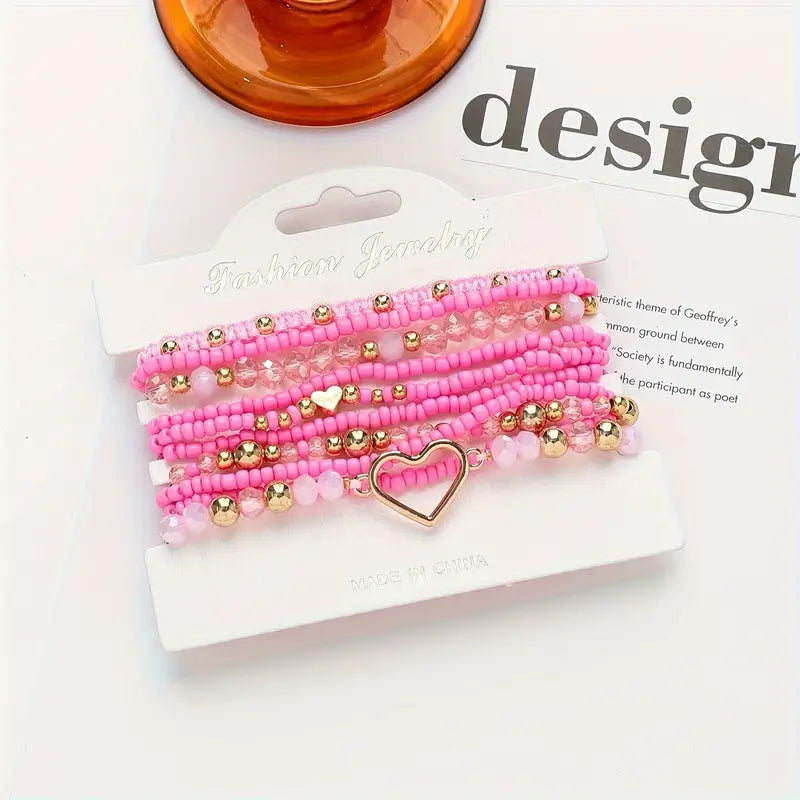 Ensemble de Perles Tressées | Ensemble contre le Cancer du Sein