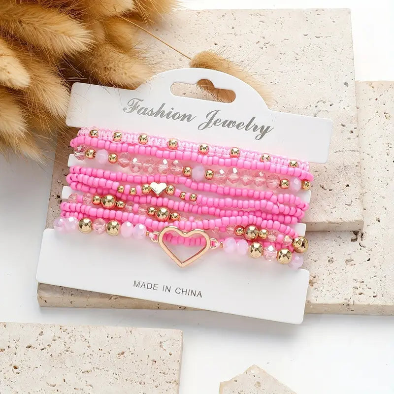 Ensemble de Perles Tressées | Ensemble contre le Cancer du Sein